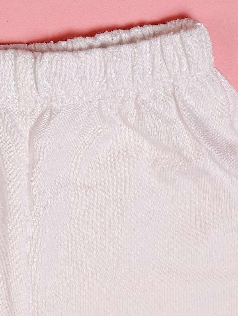 girls solid top and trouser co-ord set - 22163939 -  Standard Image - 3