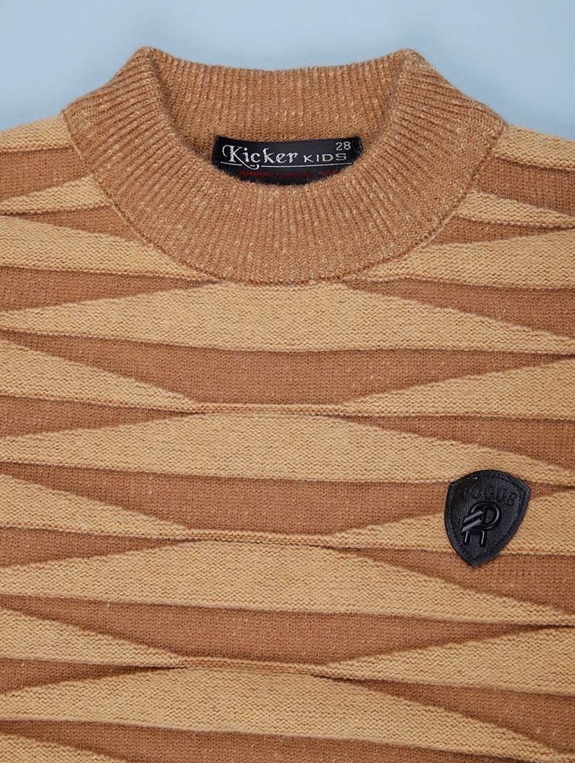 boys self designed long sleeve sweater - 22163974 -  Standard Image - 3