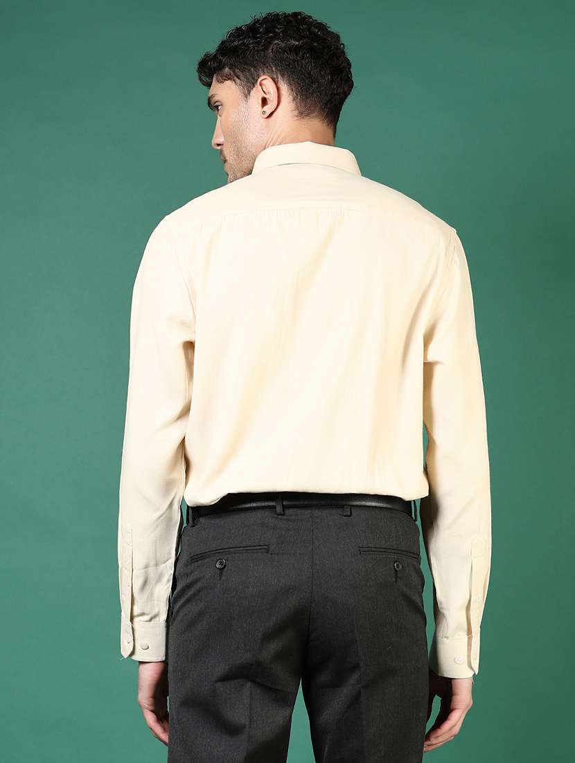 men solid long sleeve regualr fit formal shirt - 22164000 -  Standard Image - 3