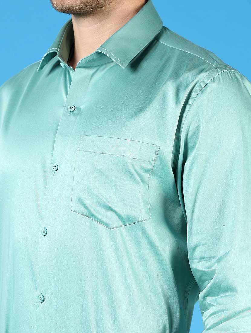 men solid long sleeve regualr fit formal shirt - 22164003 -  Standard Image - 5