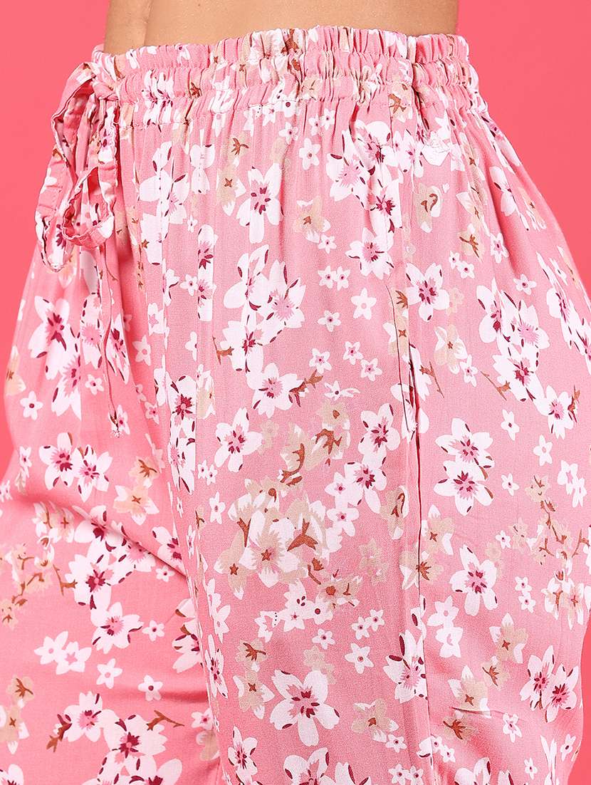 women printed mid rise pajama - 22164220 -  Standard Image - 5