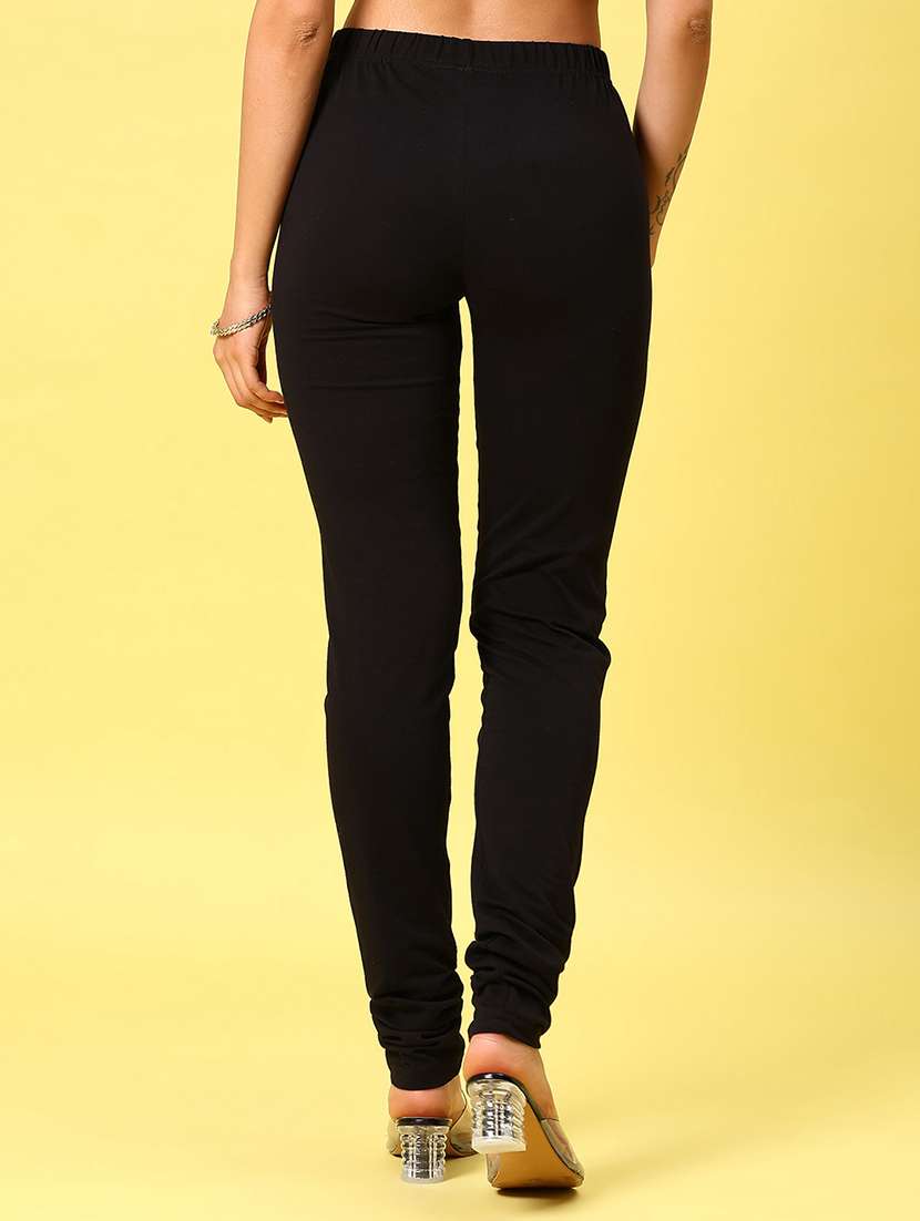 Women Solid Mid Rise Full Length Legging - 22164468 -  Standard Image - 3