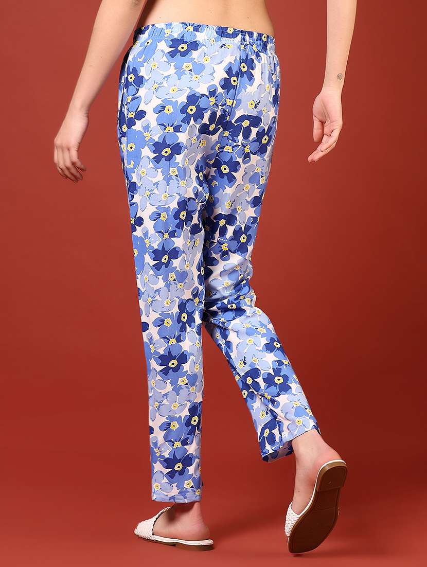 women printed mid rise pyjama - 22164633 -  Standard Image - 3