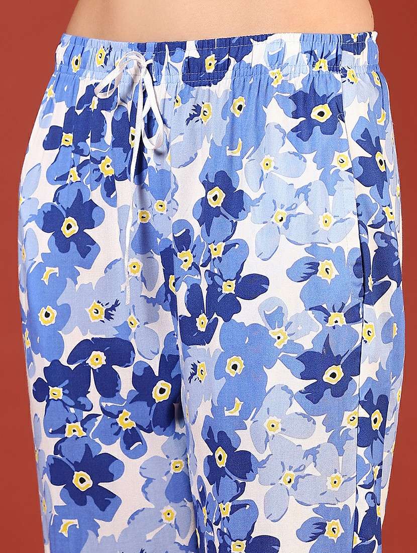 women printed mid rise pyjama - 22164633 -  Standard Image - 5