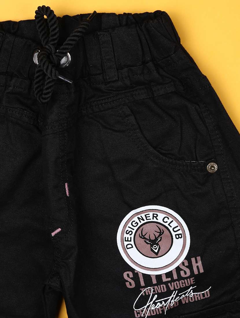 boys printed t-shirt & trouser co-ord set - 22164711 -  Standard Image - 3