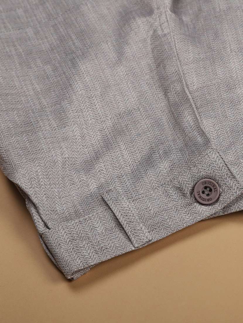 boys printed waistcoat and trouser with shirt set - 22164783 -  Standard Image - 3