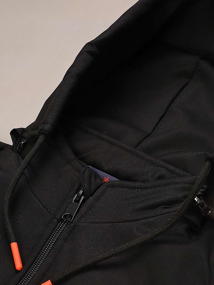 boys solid long sleeve hooded regular jacket  - 22165109 -  Standard Image - 3