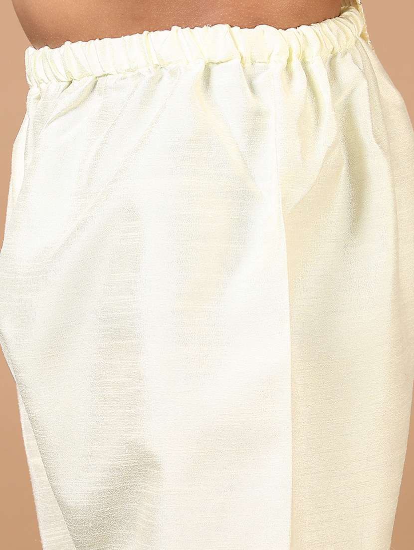 boys embroidered long sleeve kurta and pyjama set - 22165315 -  Standard Image - 5