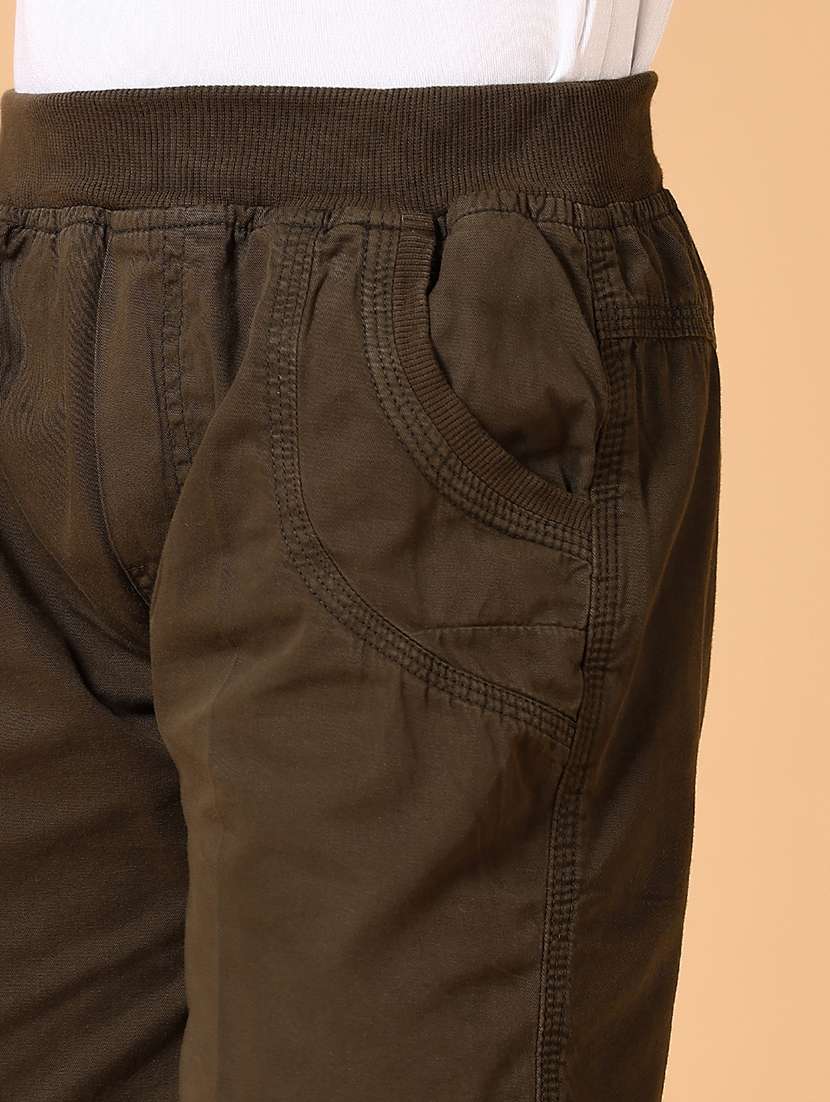 boys solid mid rise shorts - 22166109 -  Standard Image - 5