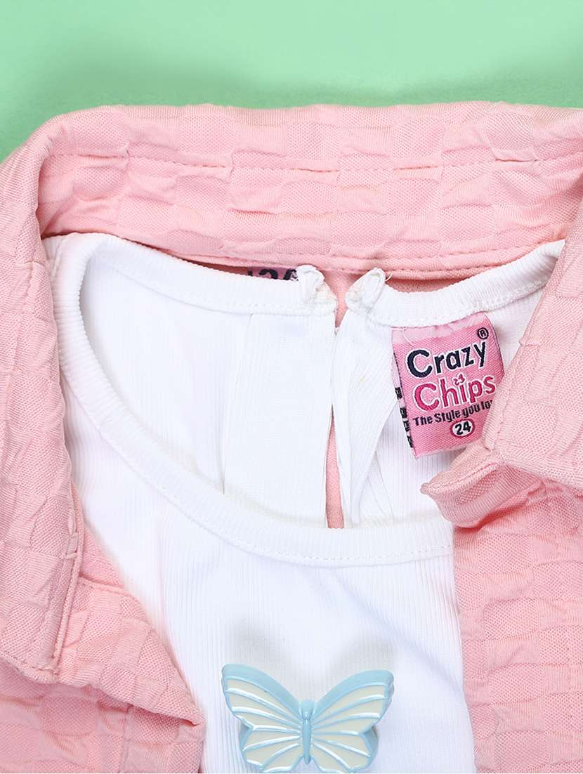 girls printed top & trouser co-ord set - 22166398 -  Standard Image - 3