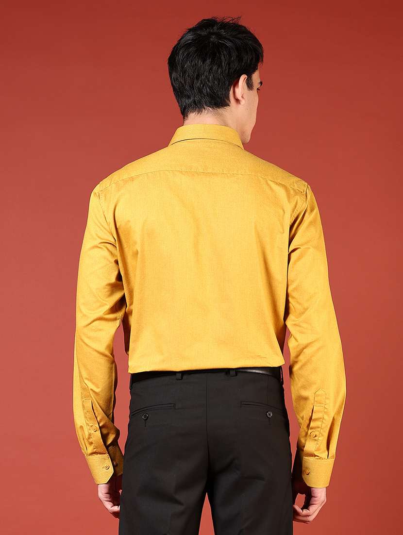 men solid long sleeve regualr fit formal shirt - 22166408 -  Standard Image - 3