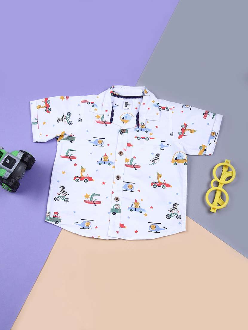 boy light blue cotton shirt