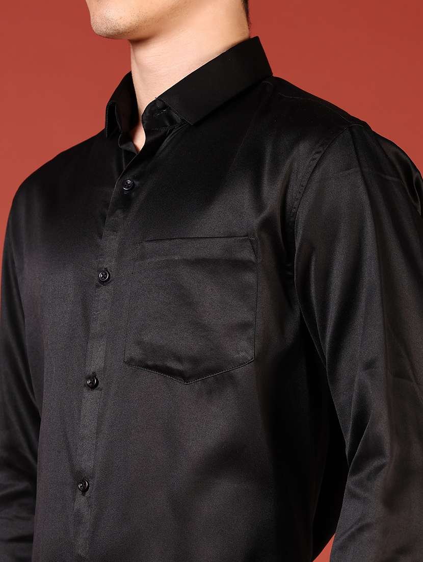 men solid long sleeve regualr fit formal shirt - 22166605 -  Standard Image - 5