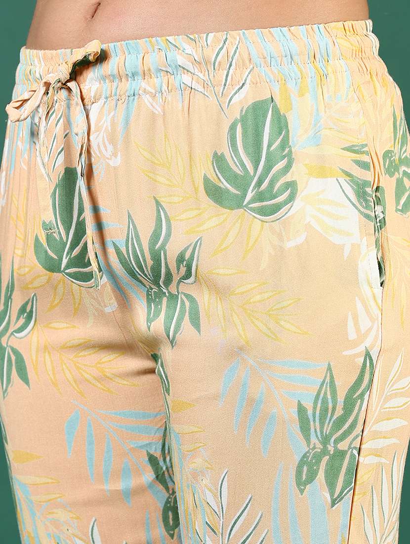 women printed mid rise pajama - 22166650 -  Standard Image - 5