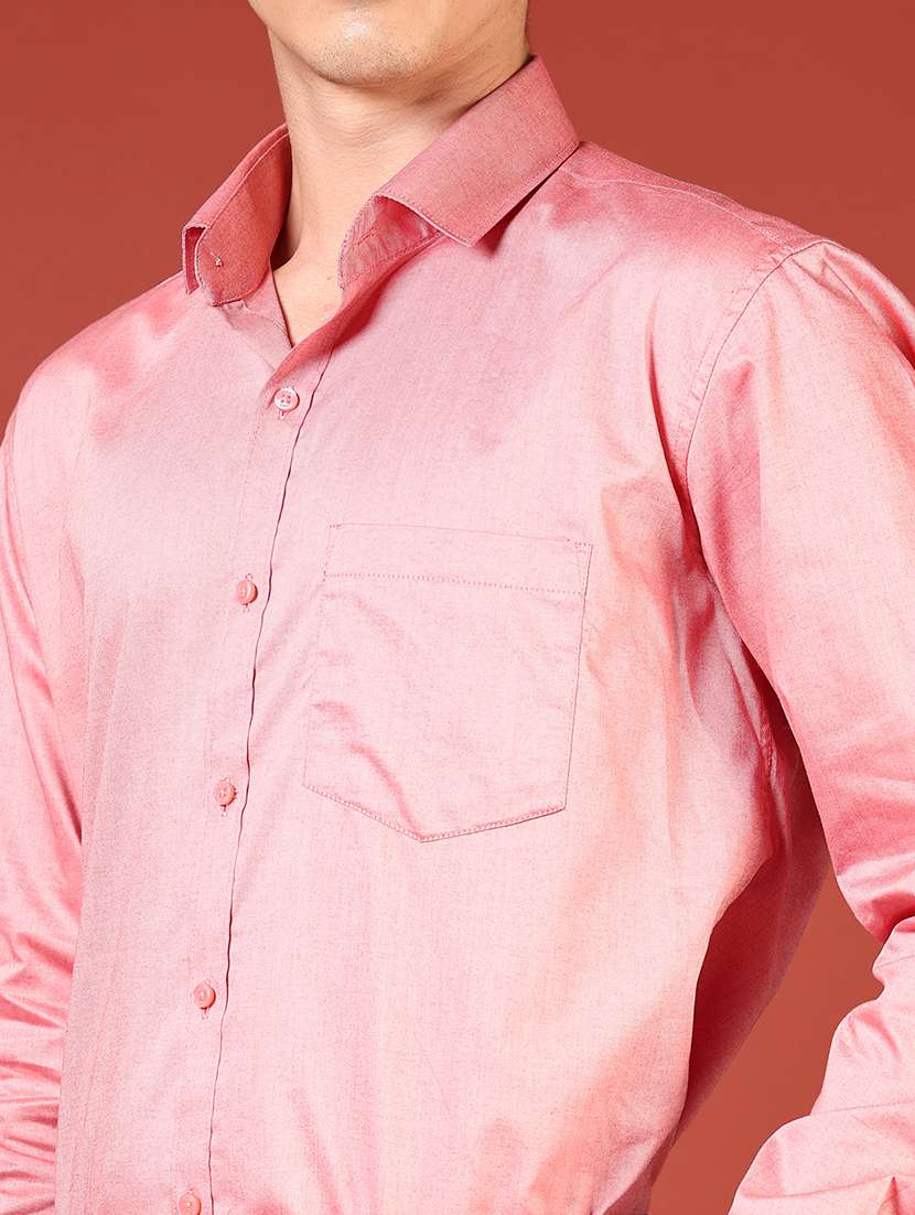 men solid long sleeve regualr fit formal shirt - 22167233 -  Standard Image - 5