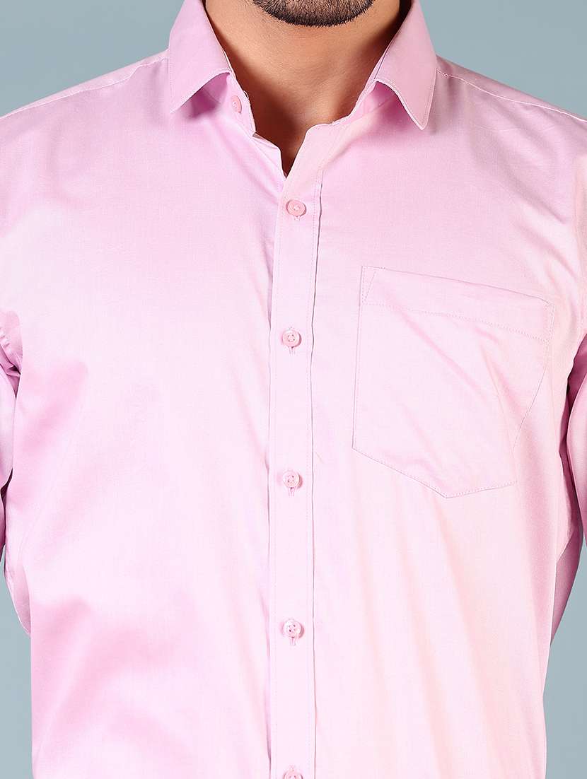 men solid long sleeve regualr fit formal shirt - 22167306 -  Standard Image - 5