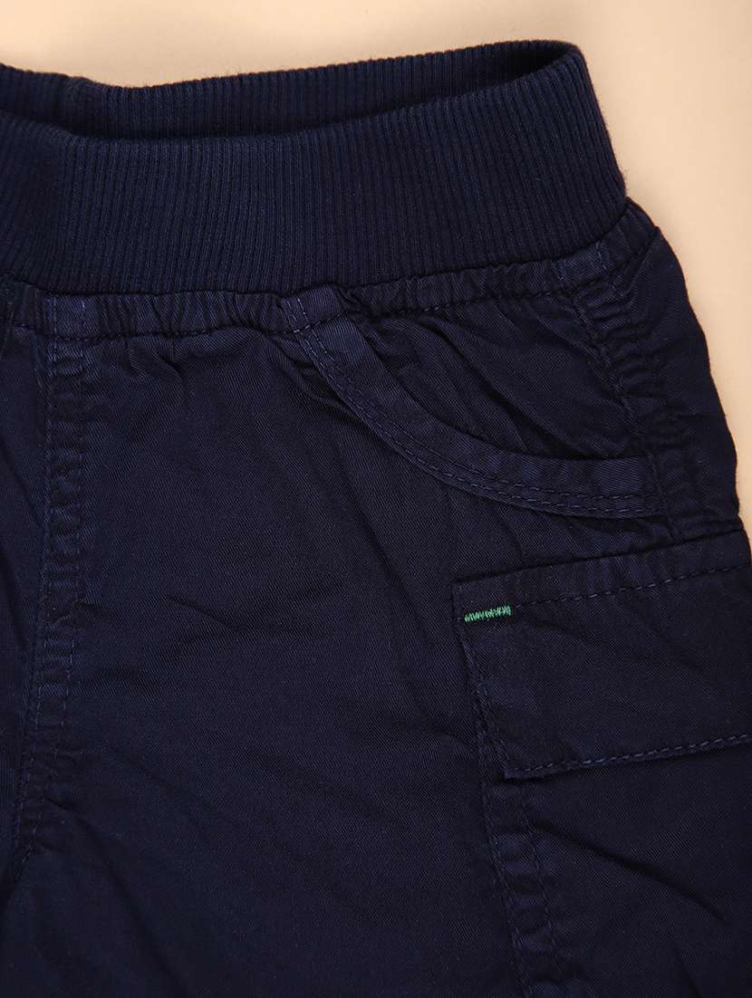boys solid mid rise shorts - 22167358 -  Standard Image - 3