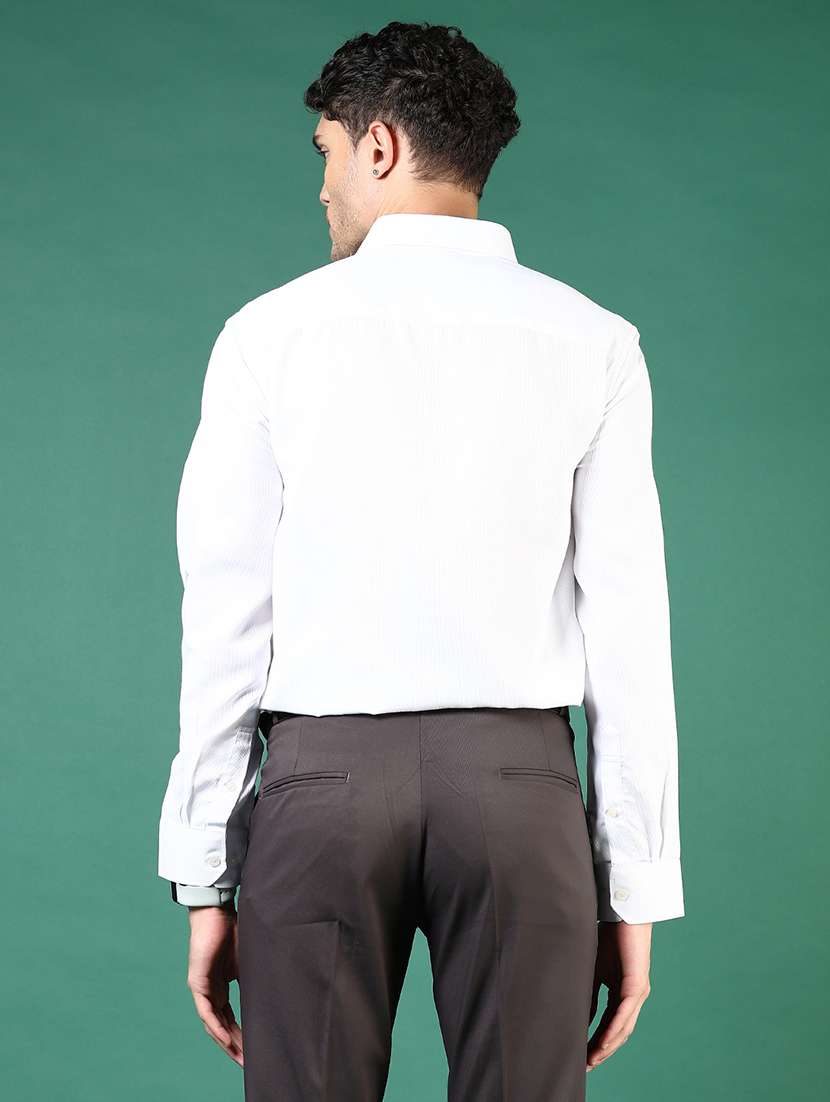 men solid long sleeve regualr fit formal shirt - 22167471 -  Standard Image - 3