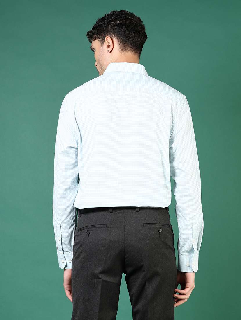 men checkered long sleeve regualr fit formal shirt - 22167621 -  Standard Image - 3