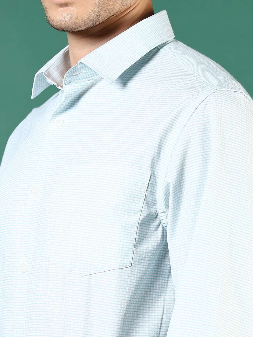 men checkered long sleeve regualr fit formal shirt - 22167621 -  Standard Image - 5