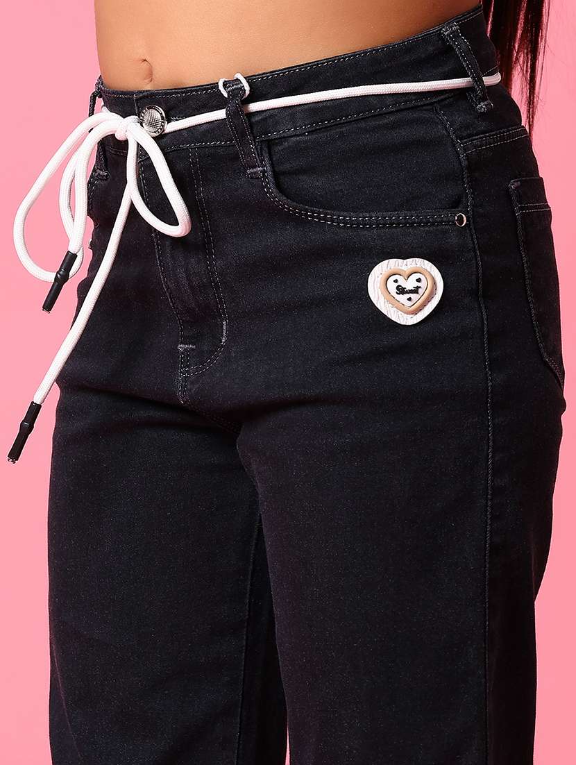 girs solid mid rise straight fit jean - 22168245 -  Standard Image - 5
