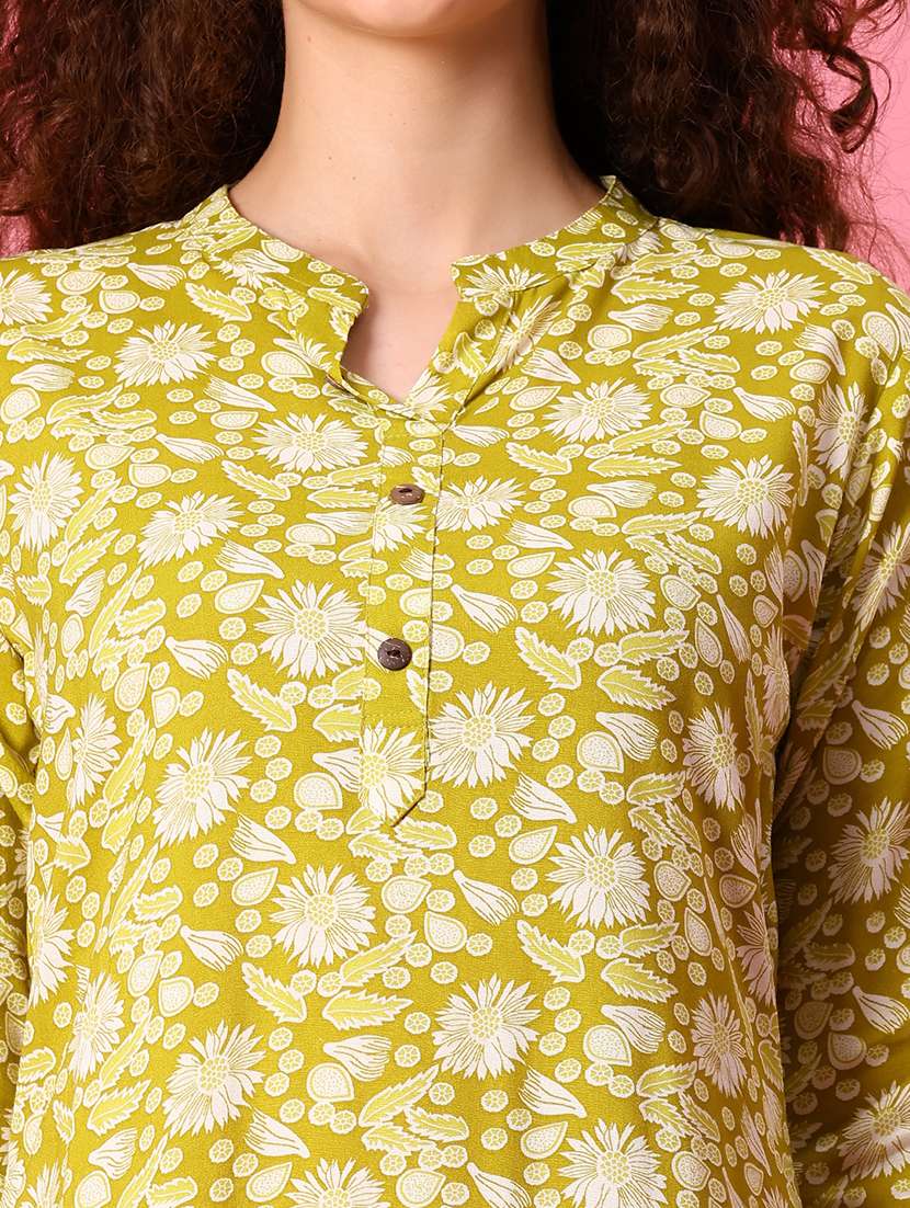 women three quarter sleeve kurta and palazzo set - 22168534 -  Standard Image - 5