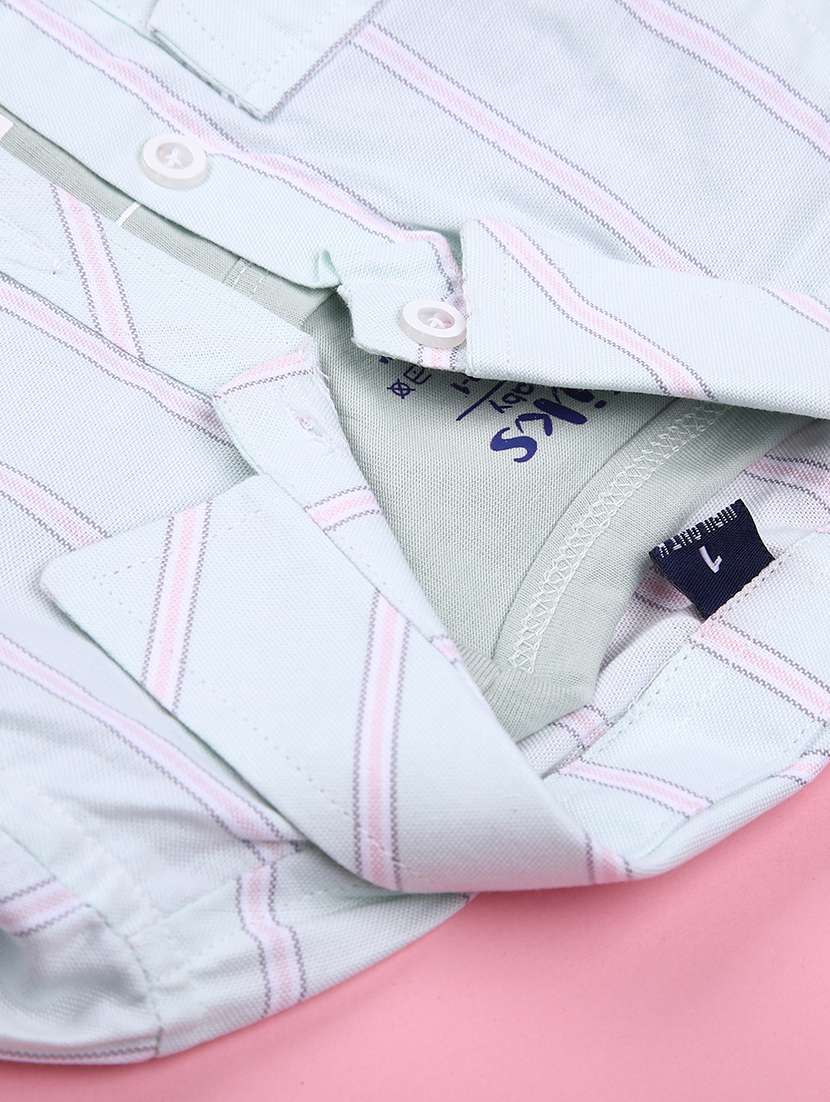 boys striped shirt and trouser co-ord set - 22168927 -  Standard Image - 3