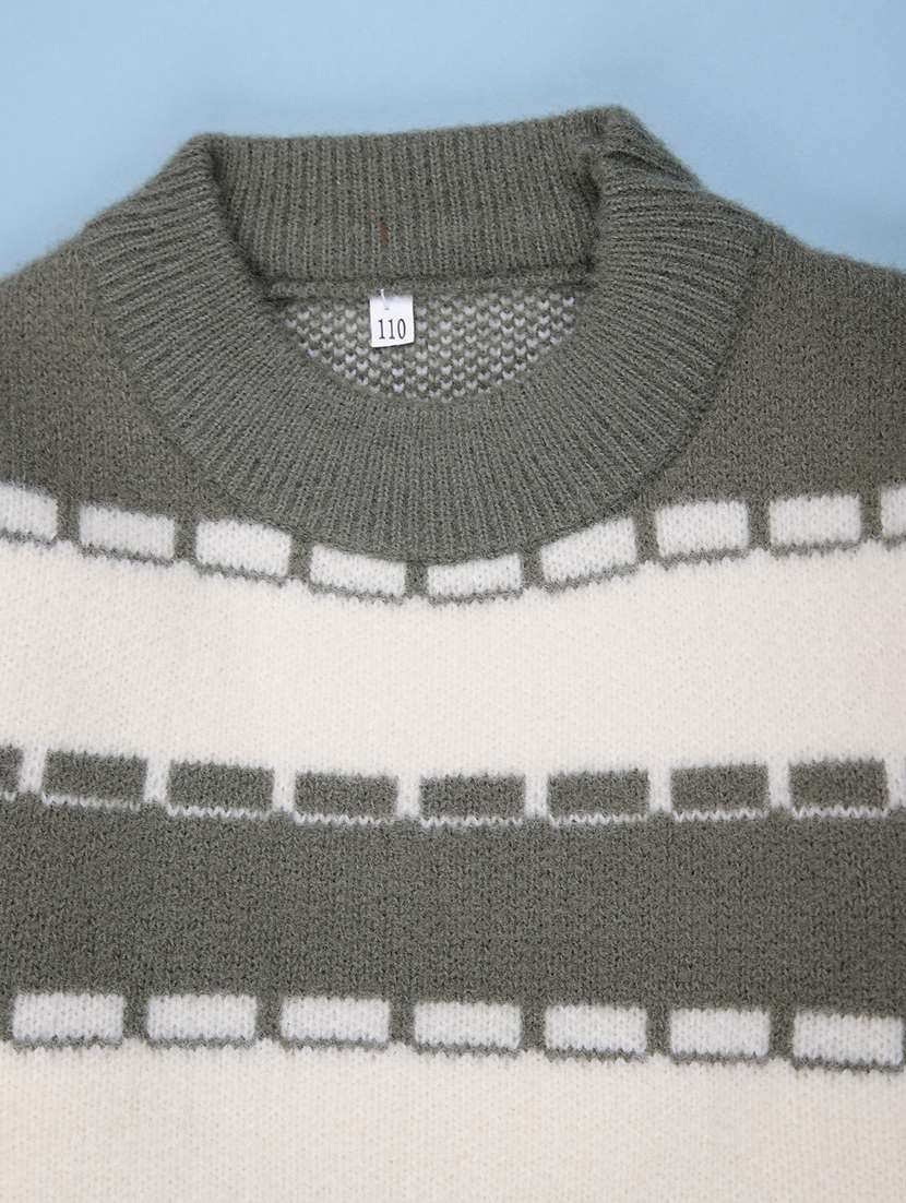 boys self designed long sleeve sweater - 22169024 -  Standard Image - 3