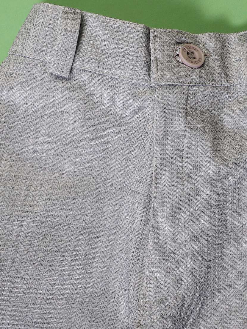 boys checkered long sleeve trouser shirt with waistcoat set - 22169079 -  Standard Image - 3