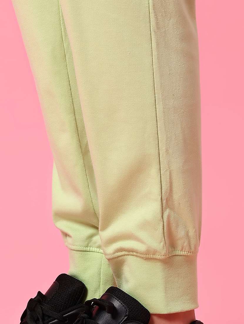 women solid mid rise regular fit jogger - 22169472 -  Standard Image - 5