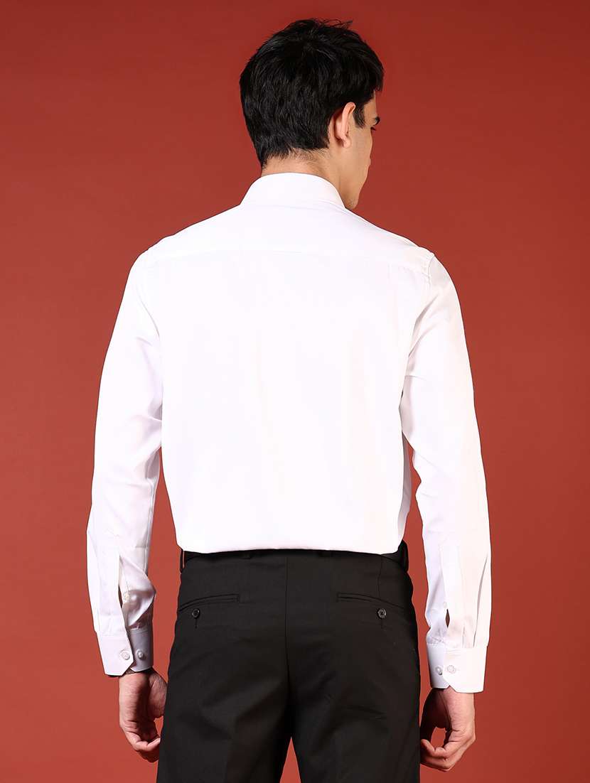 men solid long sleeve regualr fit formal shirt - 22169816 -  Standard Image - 3