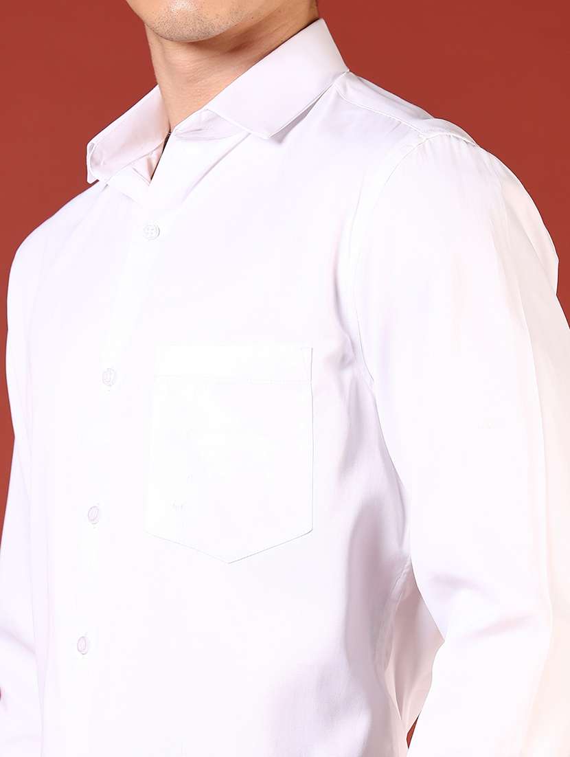 men solid long sleeve regualr fit formal shirt - 22169816 -  Standard Image - 5