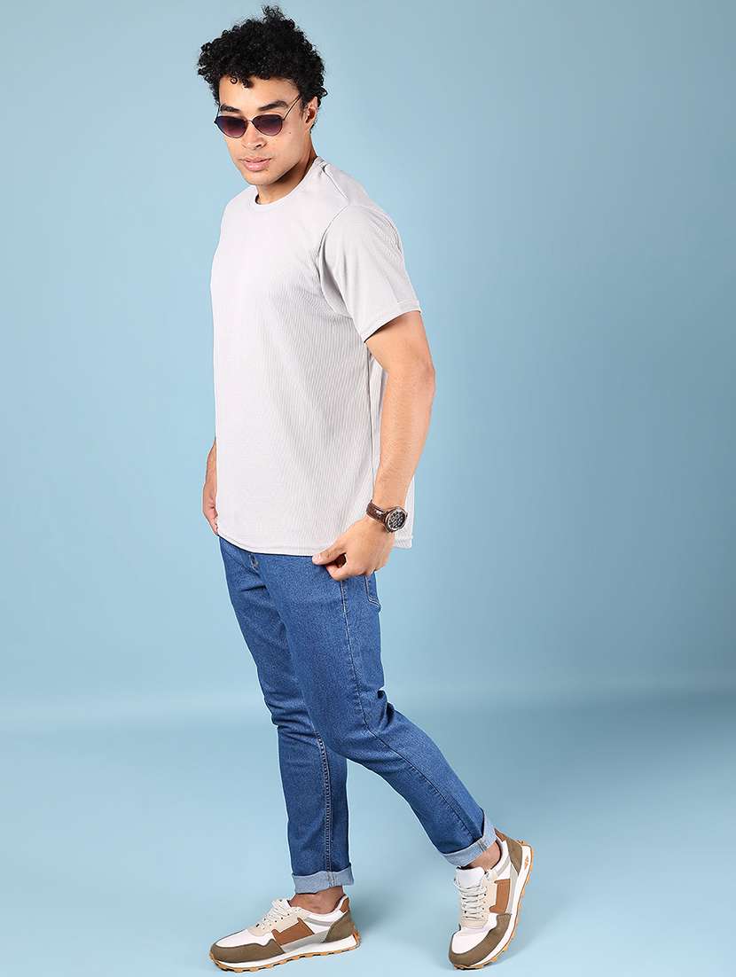 men solid short sleeve regular fit t-shirt - 22169861 -  Standard Image - 3