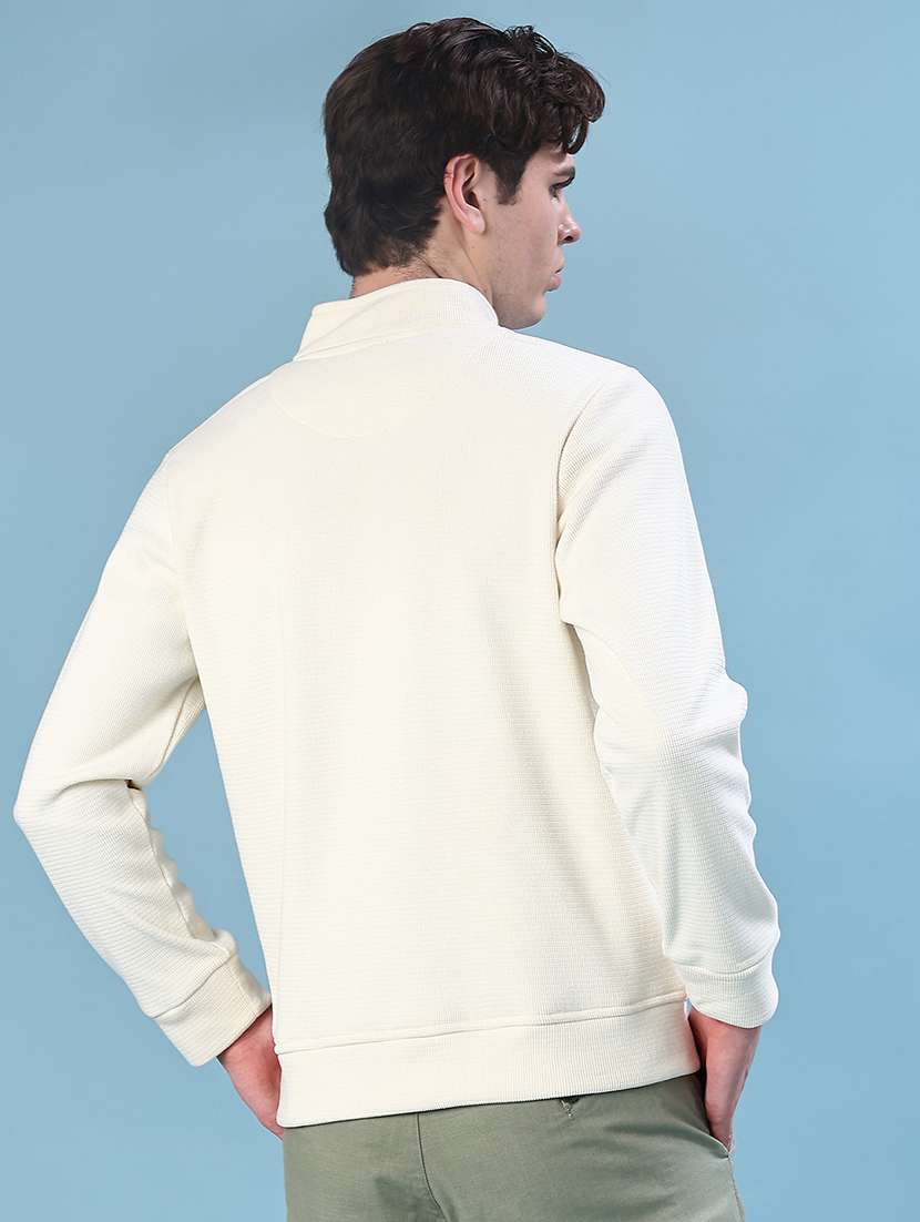 men self design long sleeve regular fit sweatshirt - 22170328 -  Standard Image - 3