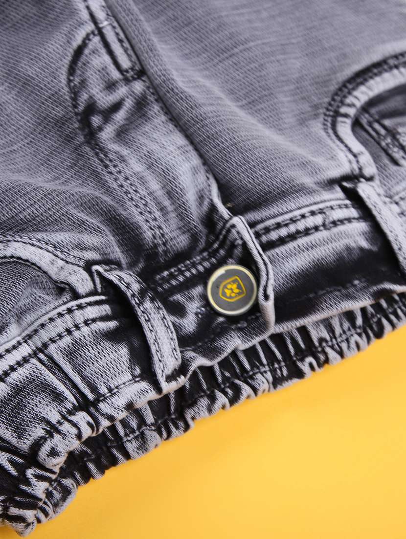 boys solid mid rise slim fit jean - 22170414 -  Standard Image - 3