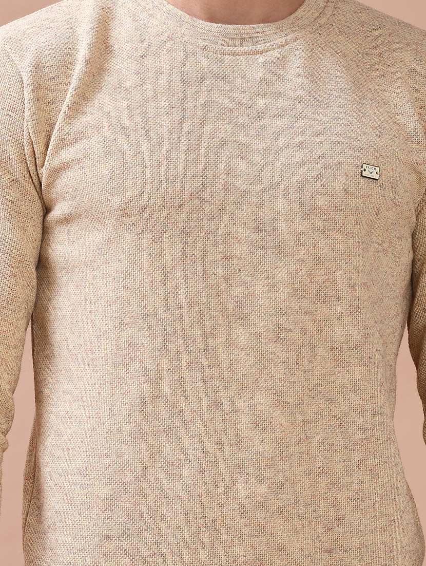 yellow cotton blend pullover - 22170429 -  Standard Image - 5