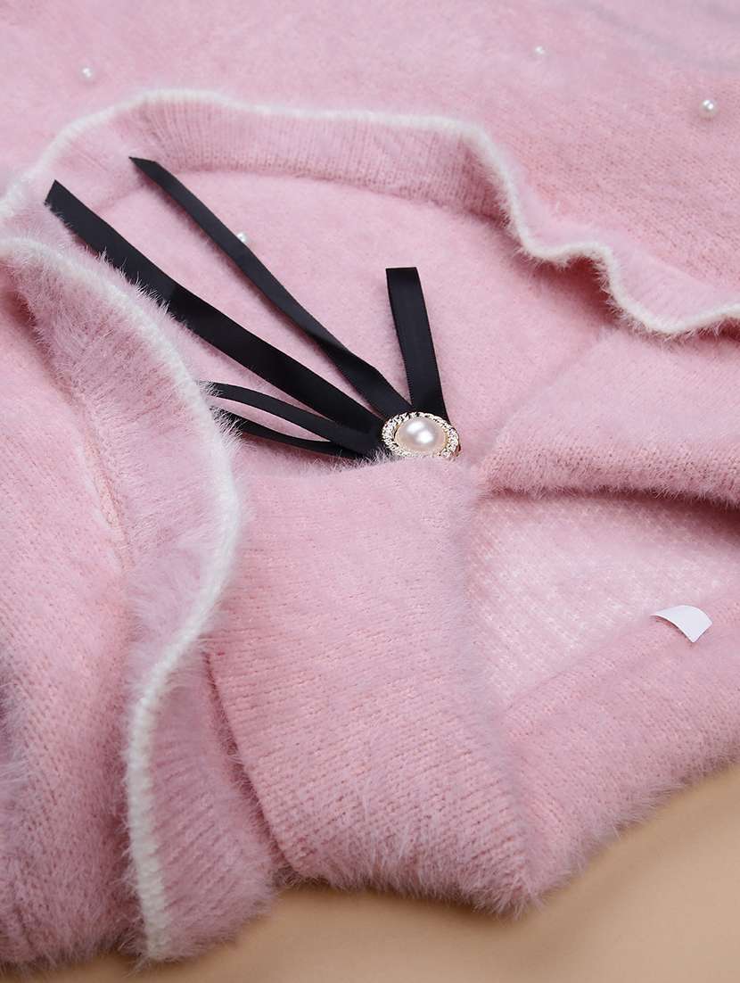 girls embellished long sleeves sweater - 22170445 -  Standard Image - 3