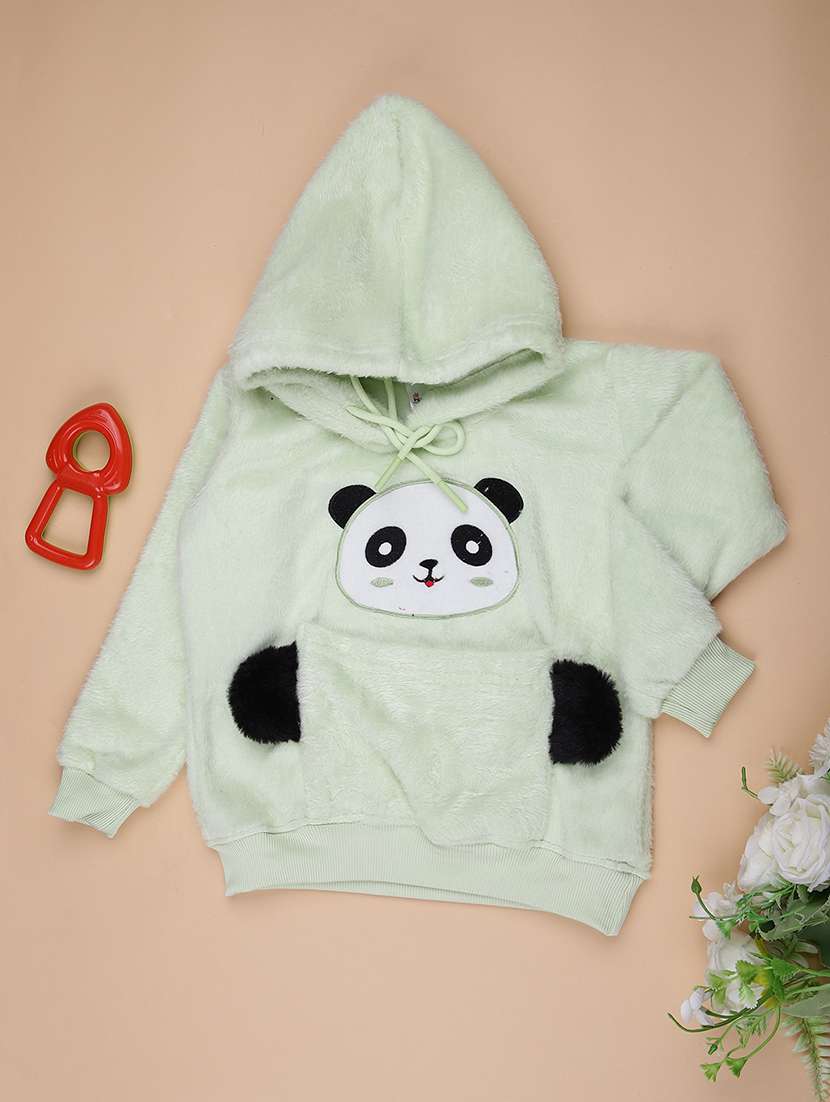 boys printed long sleeve hooded sweatshirt