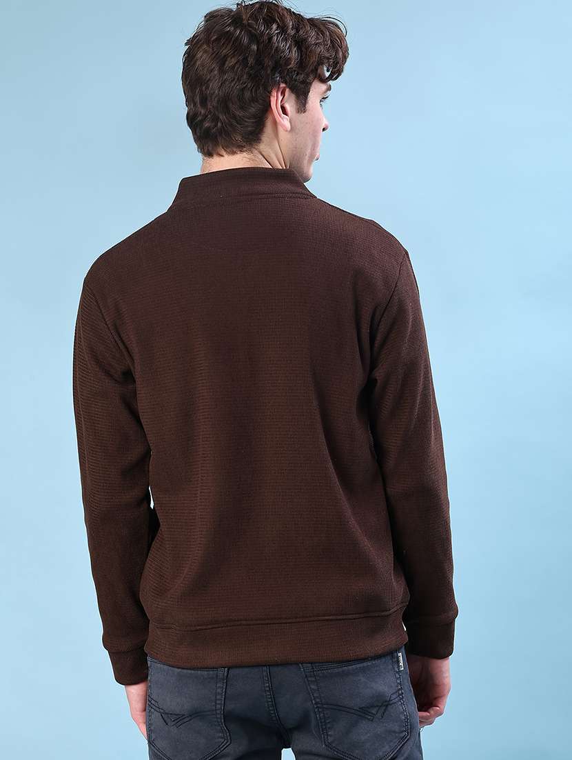 men self design long sleeve regular fit sweatshirt - 22170459 -  Standard Image - 3