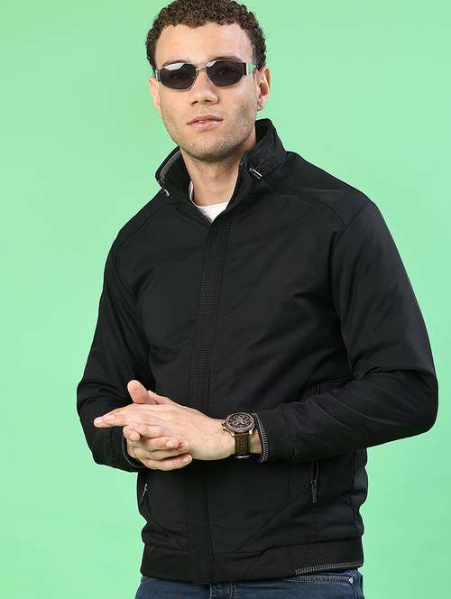 men solid long sleeve lightweight bomber jacket - 22170481 -  Standard Image - 0