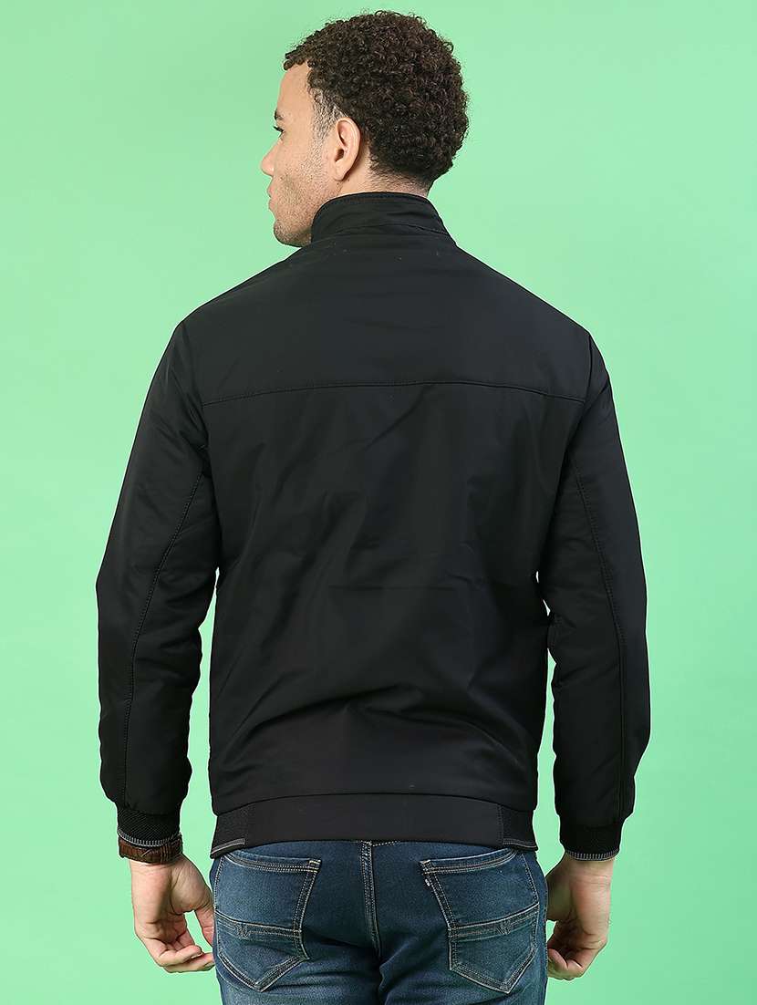 men solid long sleeve lightweight bomber jacket - 22170481 -  Standard Image - 3