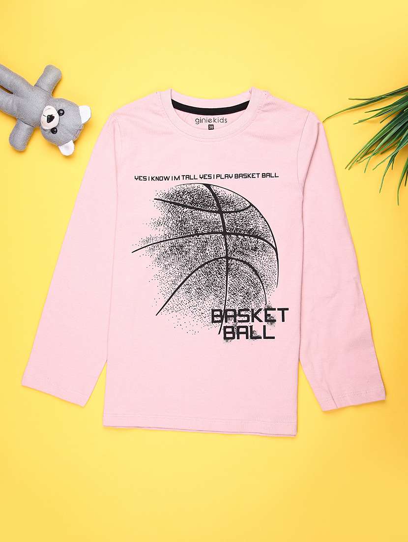 boys printed long sleeve t-shirt