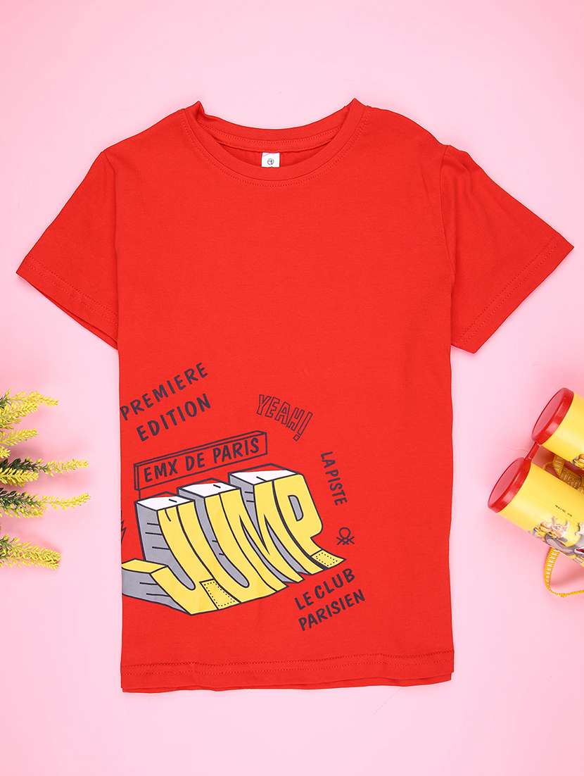 boys printed short sleeve t-shirt