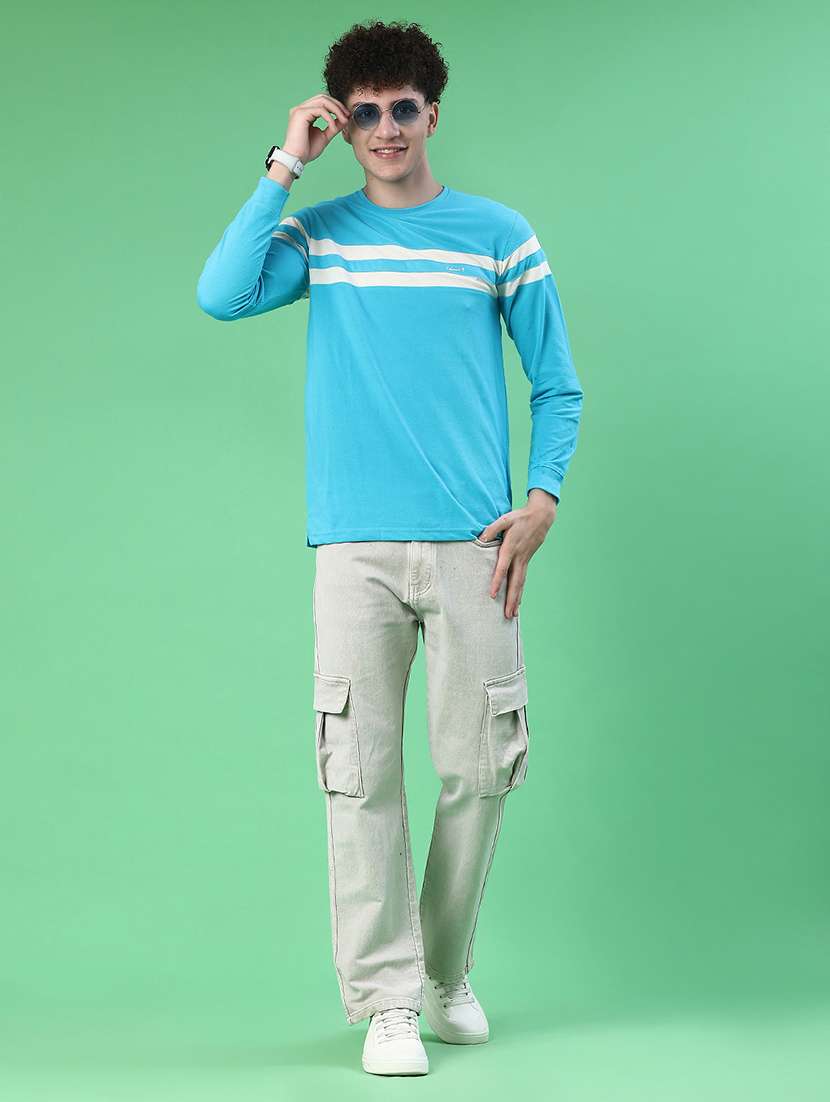 men tapered long sleeve regular fit t-shirt - 22170551 -  Standard Image - 3