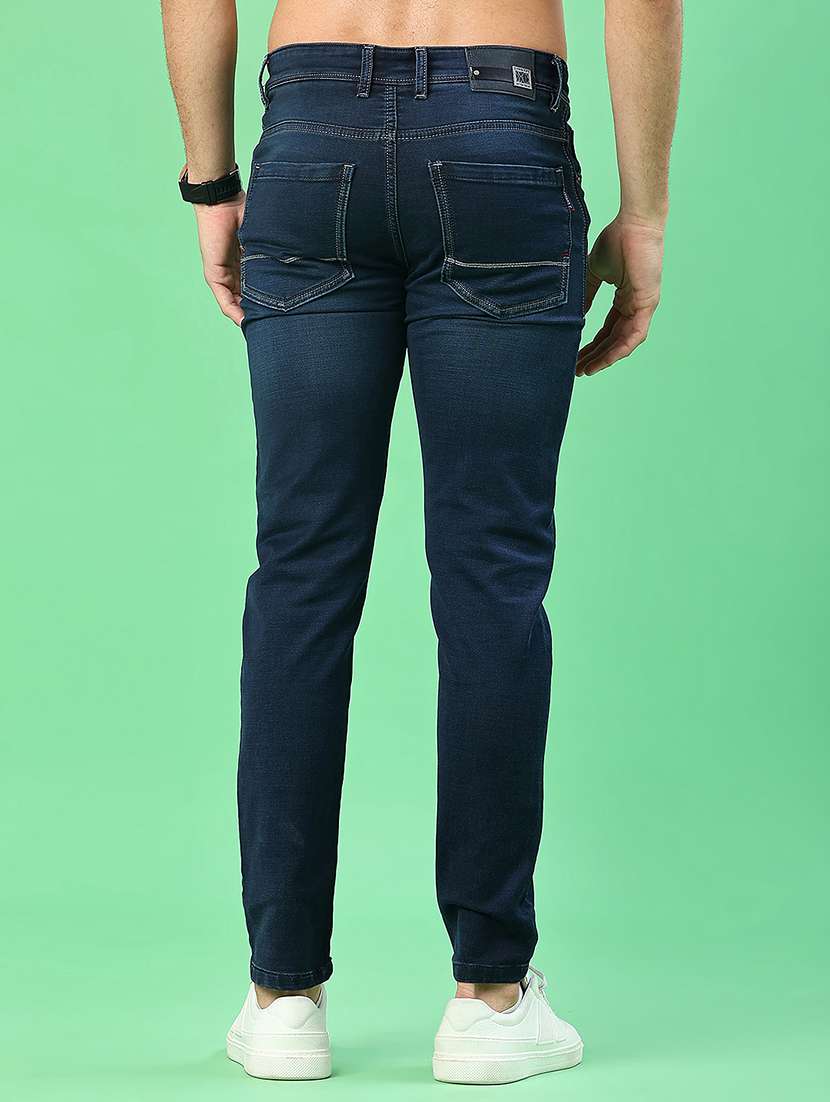 men washed mid rise full length jeans - 22170558 -  Standard Image - 3