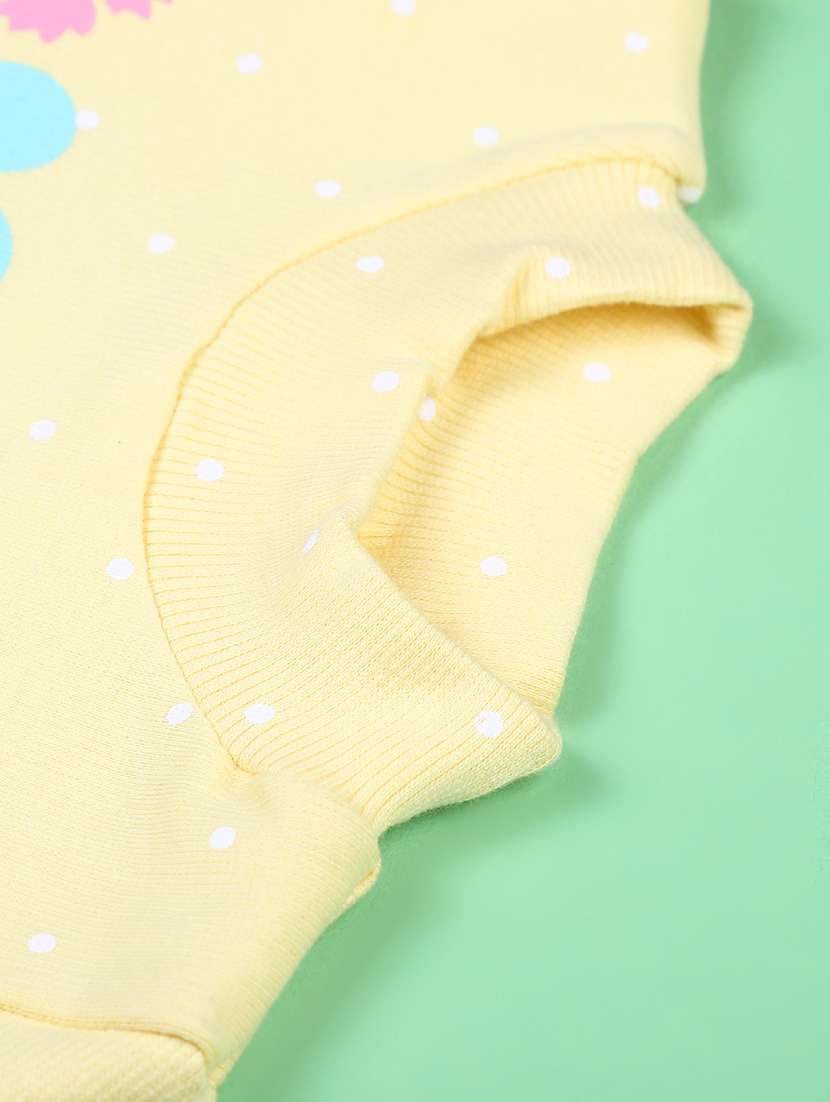 girls printed mock neck long sleeve tee - 22170566 -  Standard Image - 3