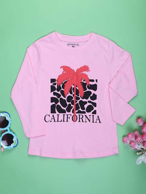 girls printed long sleeve tee - 22170568 -  Standard Image - 0