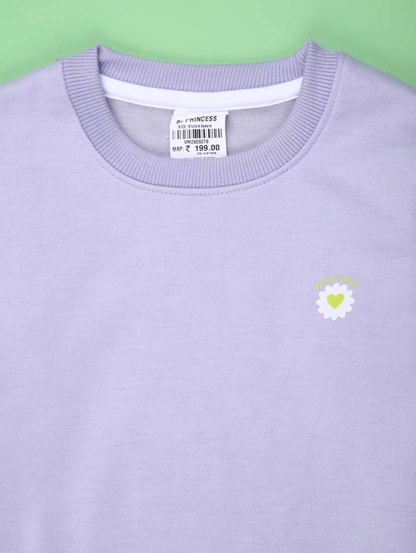 kids solid long sleeve sweatshirt - 22170594 -  Standard Image - 3