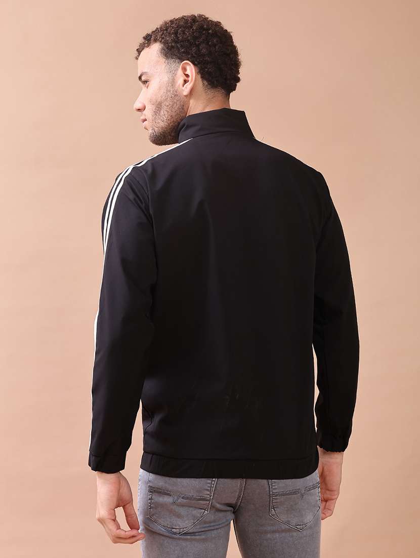 men taped long sleeve lightweight bomber jacket - 22170610 -  Standard Image - 3