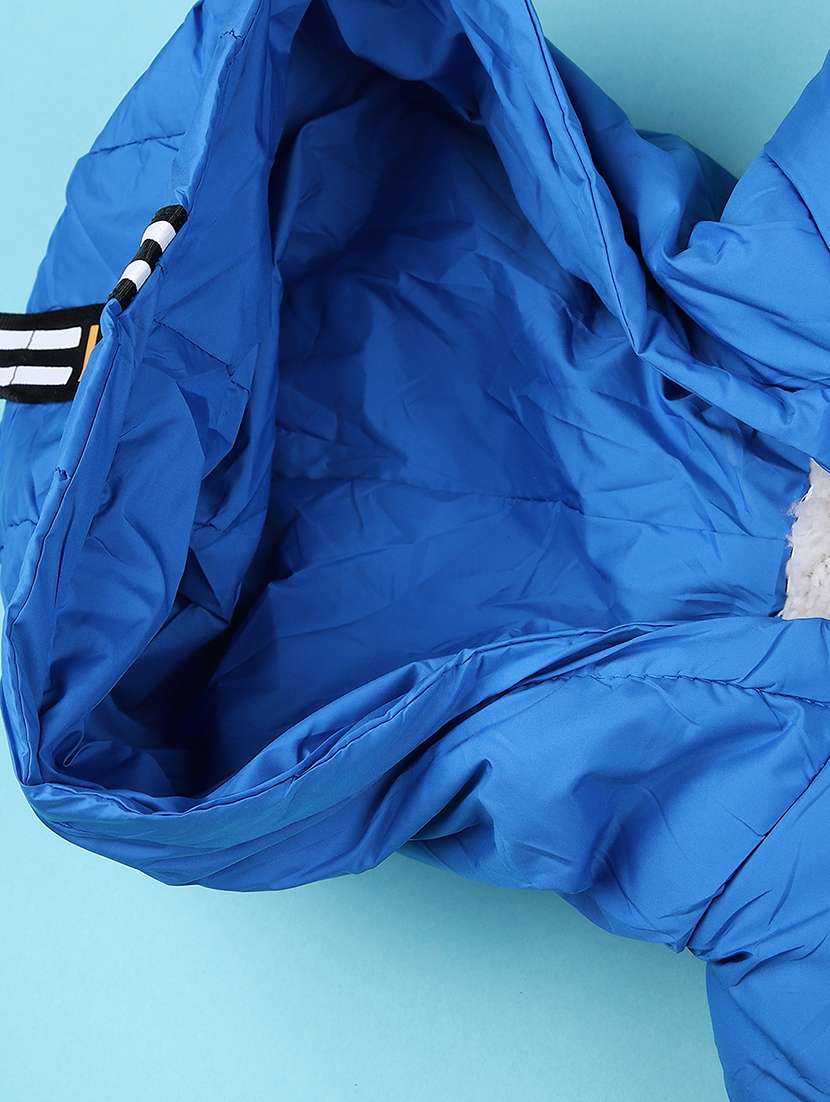 boys solid long sleeve hooded quilted jacket - 22170685 -  Standard Image - 3